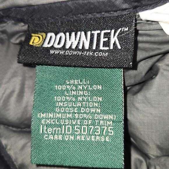 L.L. Bean Womens 3X + Puffer Coat Hood Black Down Long Packable Water Repellent - Picture 9 of 10